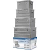 Transportbehälter SET, Aluminium, 4 Teilig