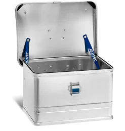 Transportbox Alutec INDUSTRY 30, Aluminium, 30 L, L 430 X B 355 X H 277 Mm, Mit Stapelecken, Stabiler Deckel