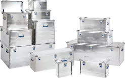 Transportbox Alutec INDUSTRY 30, Aluminium, 30 L, L 430 X B 355 X H 277 Mm, Mit Stapelecken, Stabiler Deckel -Lager und Betriebslager transportbox alutec industry aluminium verschiedene groessen mit stapelecken stabiler deckel img SI 138365 A cut