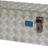 Transportkiste, Aluminium-Riffelblech, Mit Fangbänder, 37 L