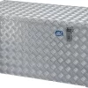Transportkiste, Aluminium-Riffelblech Mit Gasdruckdämpfer, 250 L