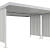 Überdachungssystem Modell Leipzig, Doppelseitig, Grundeinheit, B 4300 Mm, Verzinkt