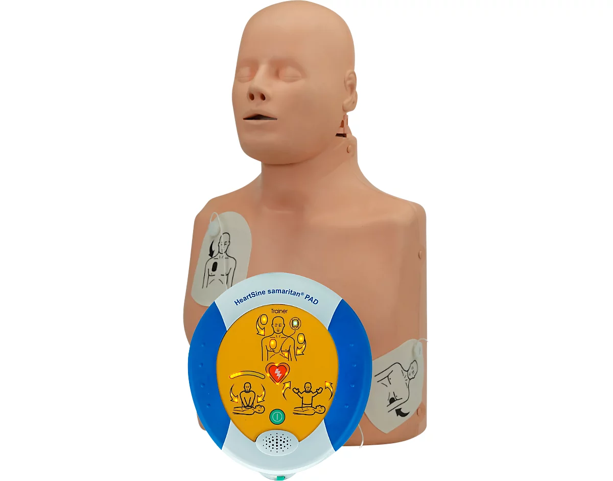 Übungs- Und Trainingsdefibrillator-Set Für HeartSine PAD500, 6 Szenarien, Tasche, 2 Paar Ersatzelektroden, Ladegerät 8 Übungs- Und Trainingsdefibrillator-Set Für HeartSine PAD500, 6 Szenarien, Tasche, 2 Paar Ersatzelektroden, Ladegerät – Bild 8