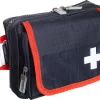 Verbandtasche TRAVEL, Inkl. Bedarfsgerechter Füllung Für Unterwegs, B 170 X T 60 X H 120 Mm, Nylon, Blau-rot