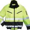 Warnschutz-Pilotjacke, Gelb/grau, Gr. M