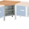 Werkbank-Ecklösung Schäfer Shop Select PWi 75, Mitteldichte Faserplatte (MDF), Bis 750 Kg, B 1095 X T 1095 X H 838 Mm, Lichtgrau