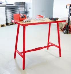 Werkbank, Klappbar, Multiplexplatte B 1000 X T 500 X H 850 Mm, Belastbar Bis 100 Kg, Fertig Montiert -Lager und Betriebslager werkbank klappbar multiplexplatte b 1000 x t 500 x h 850 mm belastbar bis 100 kg fertig montiert img SI 883006 E A5