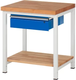 Werkbank Serie 8001, 1 Schublade, B 750 X T 700 X H 840 Mm