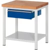 Werkbank Serie 8001, Stationär, Höhenverstellbar, B 750 X T 700 X H 840-1040 Mm