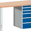 Werkbank W-1577/11-2.34, Enzianblau RAL 5010