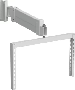 Werkzeughalter Treston, Drehbar, Höhenverstellbarer Schwenkarm, B 513 X H 320 Mm, Pulverbeschichteter Stahl, RAL7035