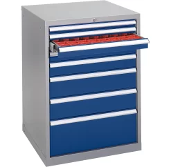 Werkzeugschrank WSK 3610-8S, B 717 X T 725 X H 1000 Mm, 8 Schubladen