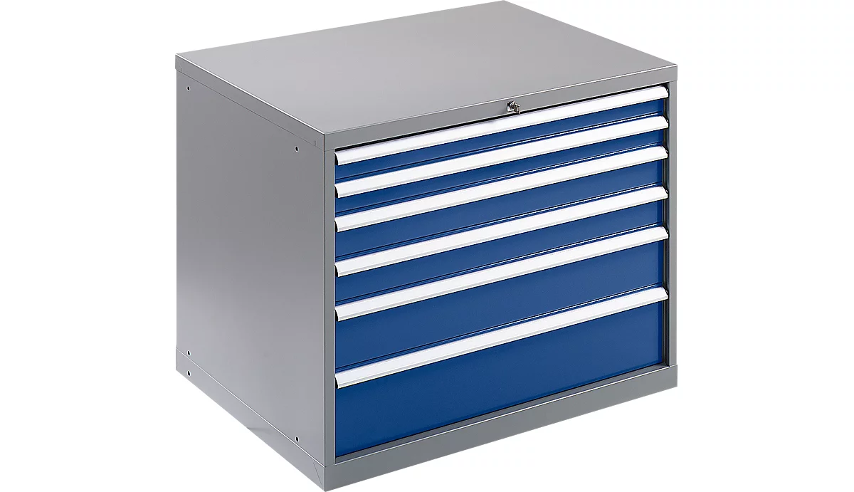 Werkzeugschrank WSK 5408-6L, 6 Schubladen, 800 Mm Hoch 1 Werkzeugschrank WSK 5408-6L, 6 Schubladen, 800 Mm Hoch
